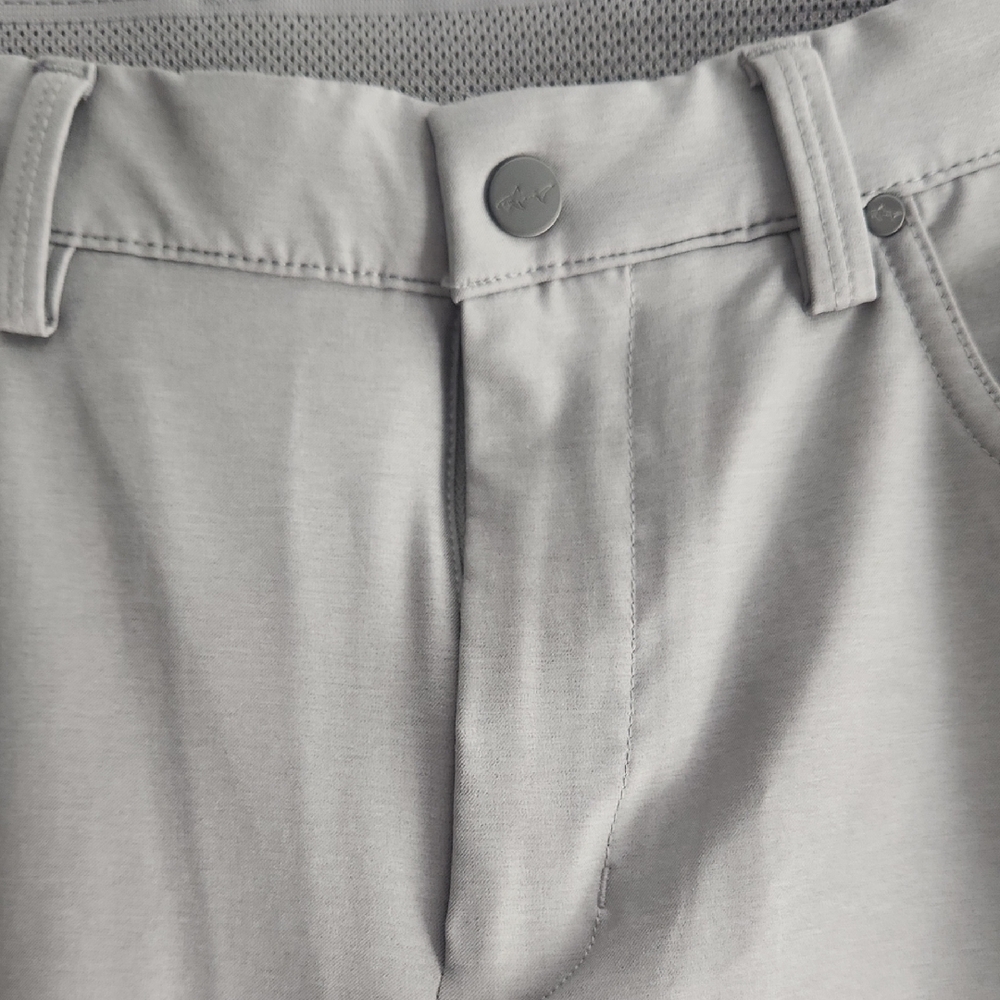 Greg Norman Collection Light Gray Men's Dress Pants